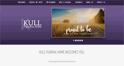 Desktop Screenshot of kullfuneralhome.com